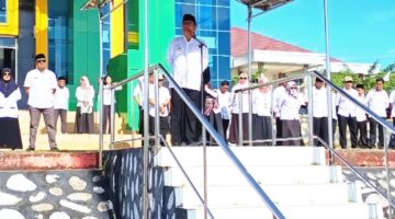 Wabup Buol Tegaskan Penertiban Hewan Ternak Saat Apel Gabungan dan Halal Bihalal